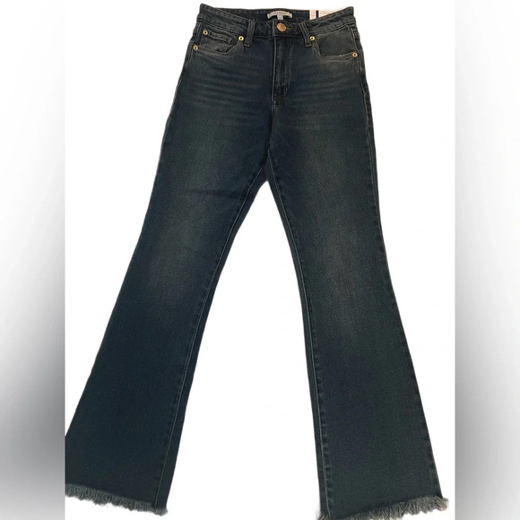 STS Blue Denim - STS Blue Women’s Size 24 Brooke Kick Flare 10” Rise Raw Hem Jeans